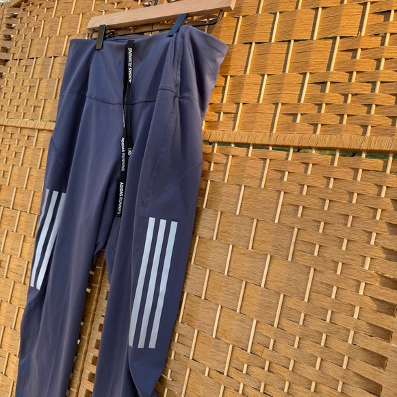 Adidas Running High Rise 7/8 Style Aeroread “Shadow Navy” Women’s Size 2X NWT - Picture 4 of 12